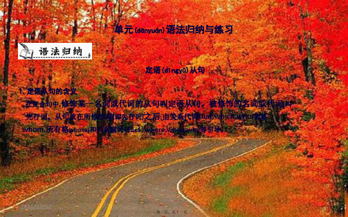 九年级英语全册 uniti like music that i can dance to语法归纳与
