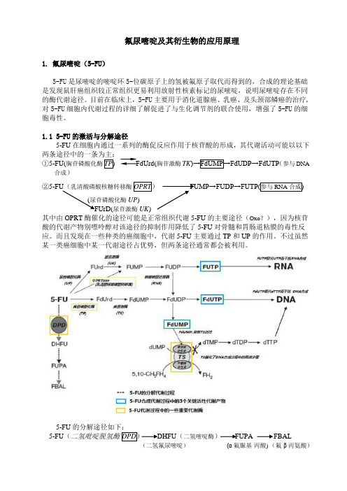 氟尿嘧啶及其衍生物的临床应用原理