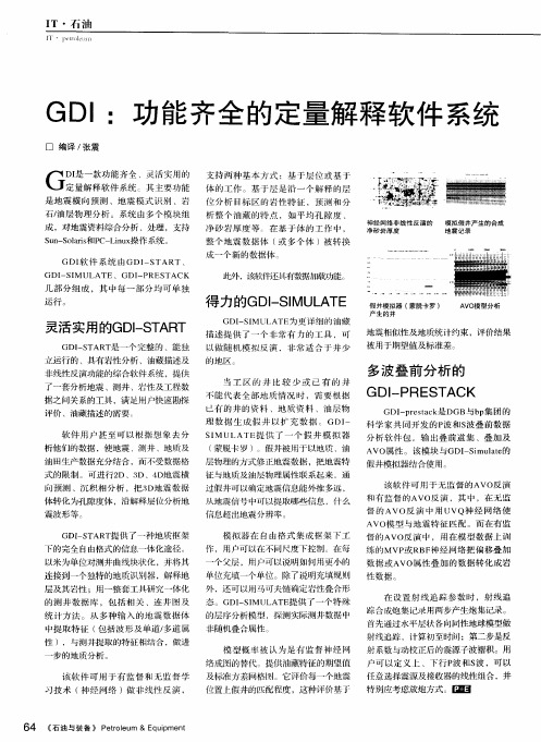 GDI：功能齐全的定量解释软件系统