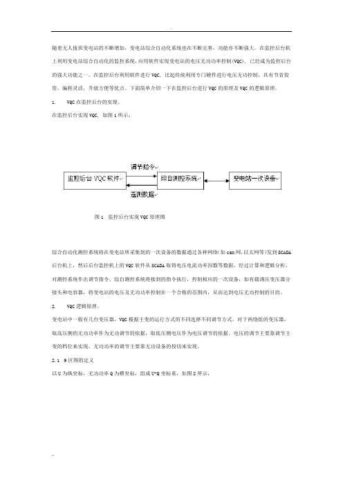 变电站电压无功功率控制原理