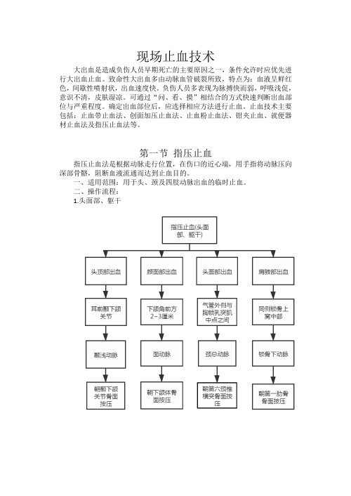 现场止血技术