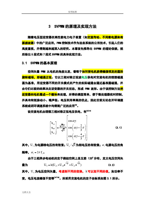 SVPWM算法详解(已标注重点)