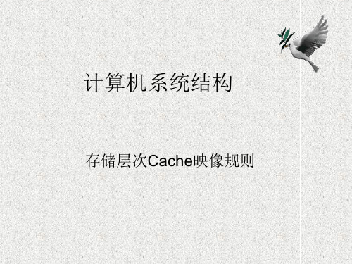 存储层次Cache映像规则