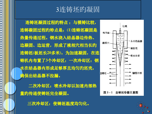 3连铸坯的凝固