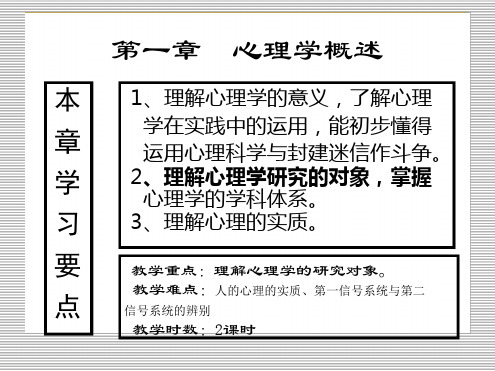 1第一章心理学概述 课件