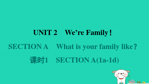 山西省2024七年级英语上册Unit2课时1sectionA(1a_1d)课件新版人教新目标版