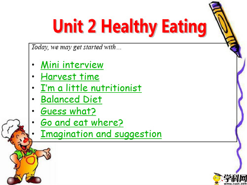 陕西省户县第四中学人教版高中英语必修三课件：Unit2Healthyeating4(共11张PPT)