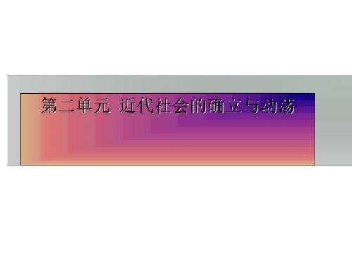 改变世界面貌的蒸汽革命 PPT课件3 北师大版