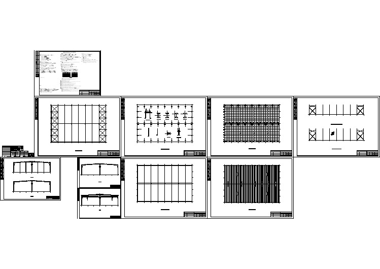 某工业厂房车间钢结构施工图