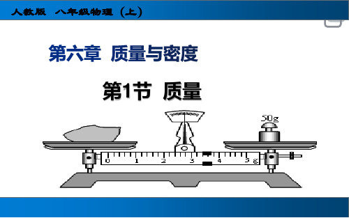 人教版八年级物理上册教学课件-6.1 质量 