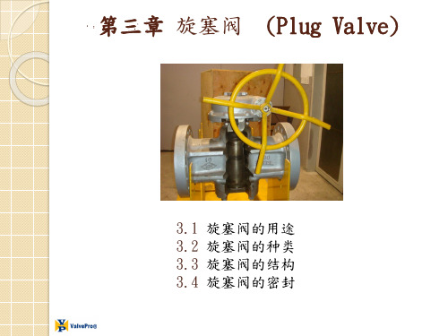 (完整版)3.第三章旋塞阀(PlugValve)