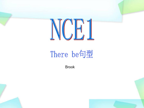 NCE1_l21~30(There be句型)