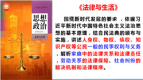 第一单元 民事权利与义务(单元复习课件)高二政治(统编版选择性必修2)