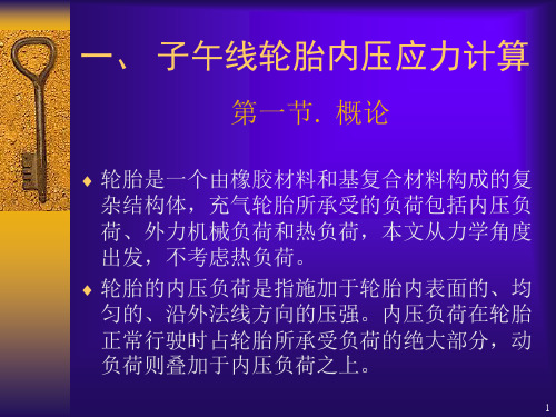 子午线轮胎结构设计方法PPT课件