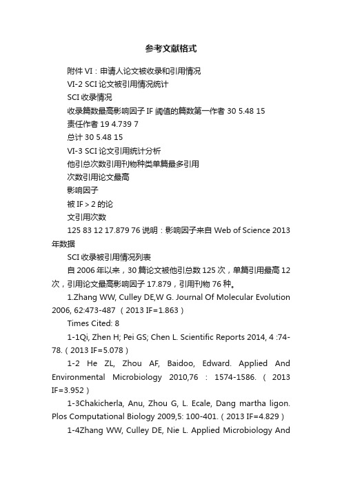 参考文献格式