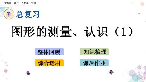 第七单元 总复习2.1 图形的认识、测量(1) 苏教版数学六年级下册 精品课件