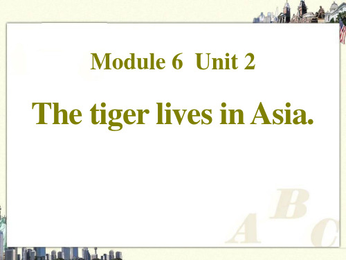 2023七上Unit2《The tiger lives in Asia》1