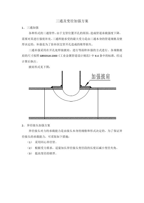 三通补强说明