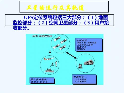 卫星的运行及其轨道