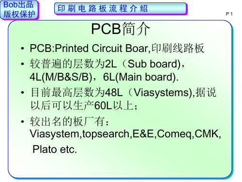 PCB板制作流程培训资料完整版