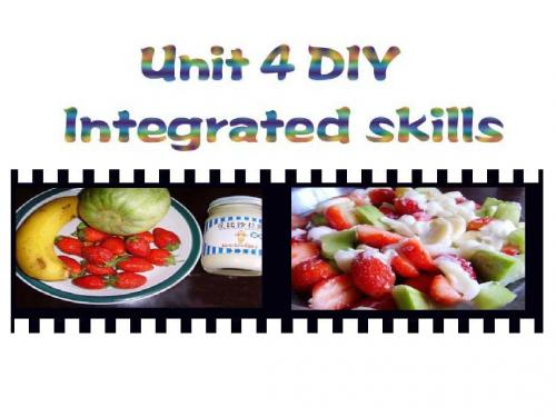 牛津译林版8A Unit4 Do it yourself Intergrated skills课件(共20张PPT)