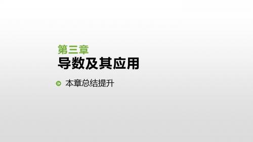 人教版高中数学选修1-1课件：第三章 本章总结提升(共33张PPT)