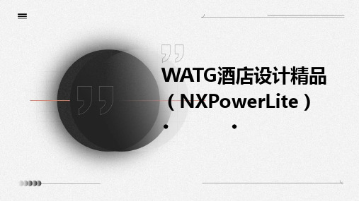 WATG酒店设计精品(NXPowerLite)