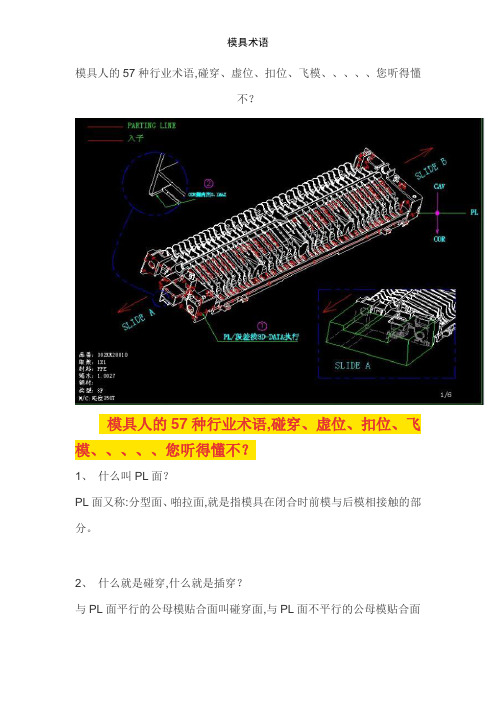 模具术语