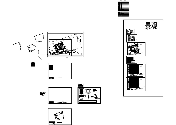 某防训练楼植物景观CAD施工图