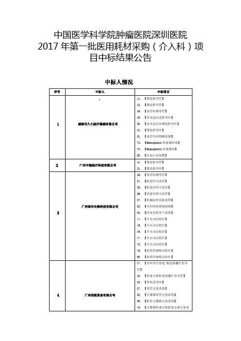 中国医学科学院肿瘤医院深圳医院