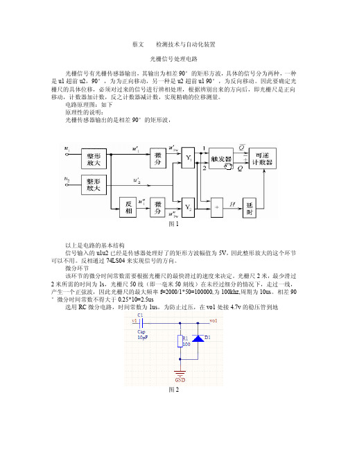 光栅信号调理电路