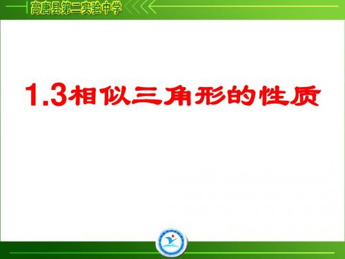 1.3相似三角形的性质 课件 (共17张PPT)