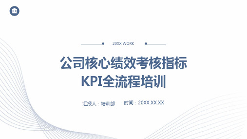 专业完整公司核心绩效考核指标KPI全流程培训课件(47P)