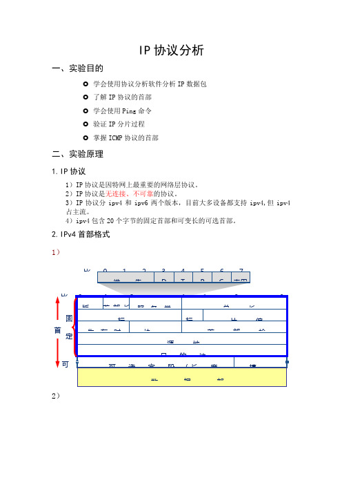 ICMP协议分析