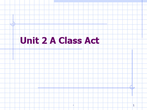 英语-综合教程-第六册-Unit-2-A-Class-ActPPT课件