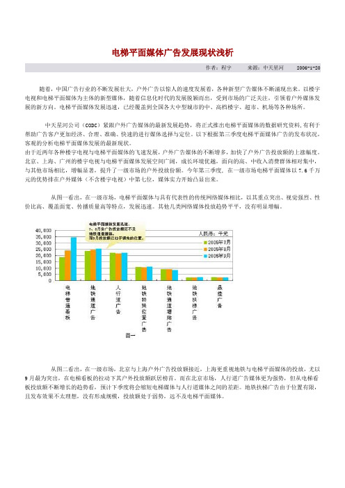 电梯平面媒体广告发展现状浅析