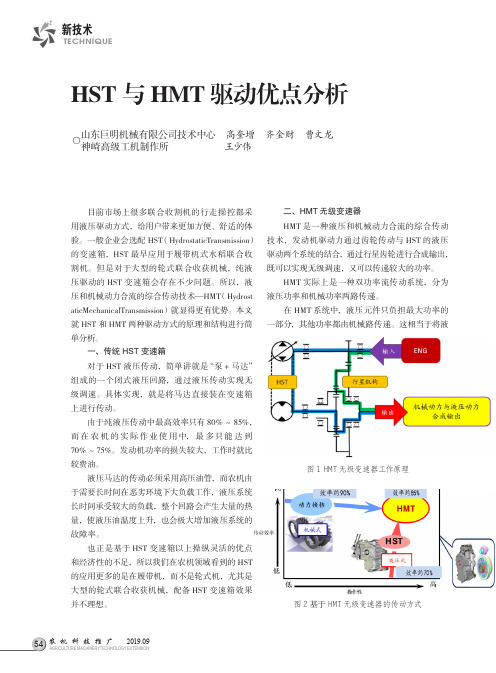 HST与HMT驱动优点分析