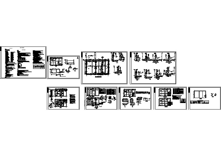 深度5.8米钢筋混凝土水池结构施工图