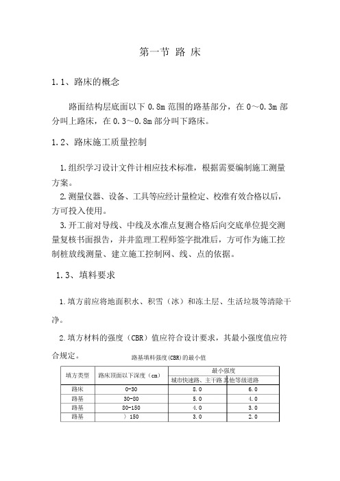 市政(道路)质量标准化