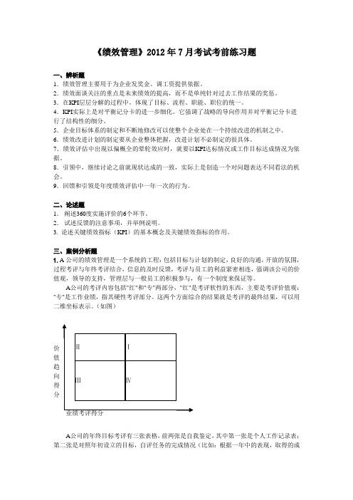 绩效管理