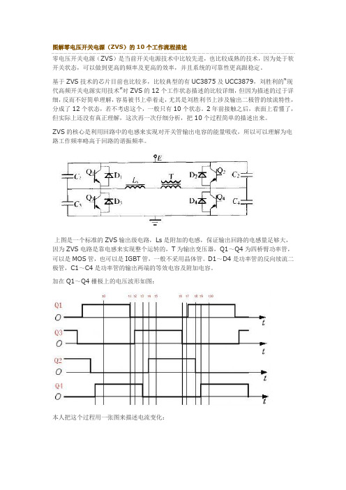 图解零电压开关电源(ZVS)的10个工作流程描述