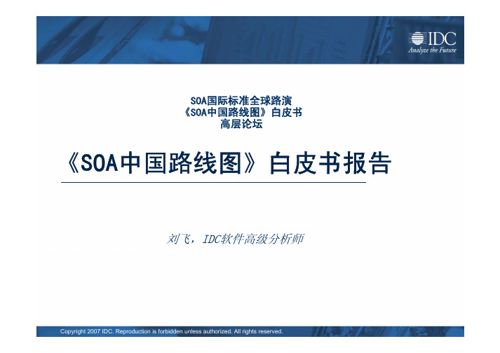 SOA中国路线图白皮书报告