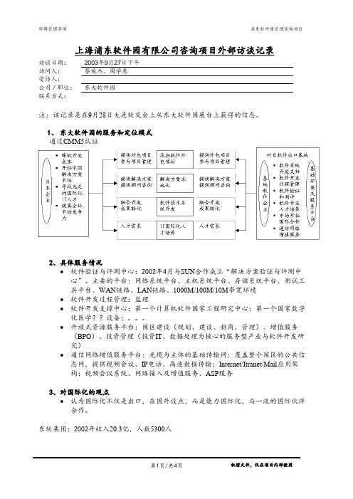 Interview notes_东大软件园_0928_sz.doc