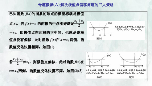 (高中段)专题微课(六)解决极值点偏移问题的三大策略2