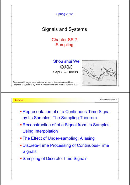 Signals and Systems - Shandong University