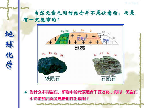 第二章 元素的结合规律与赋存形式(R)