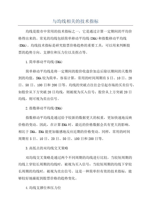 与均线相关的技术指标