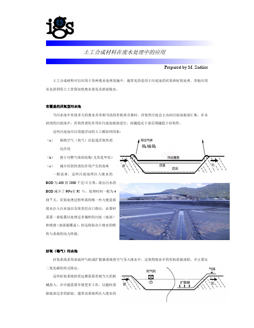 土工合成材料在废水处理中的应用 - International Geosynthetics Society