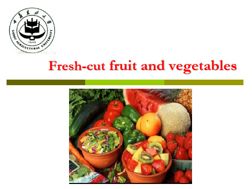 Fresh-cut fruit and vegetables