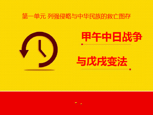 《甲午中日战争与戊戌变法》列强侵略与中华民族的救亡图存PPT课件3